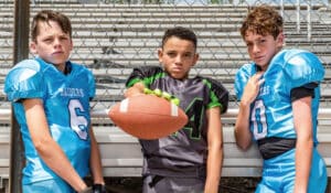 3 boys-after-football-game